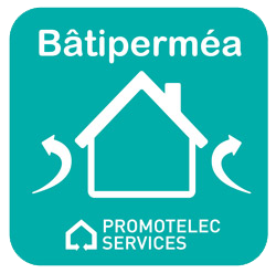 Logo de la certification Bâtiperméa – démarche qualité d’étanchéité à l’air
